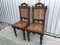 Art Nouveau Raffia Chairs, 1920s, Set of 2 16