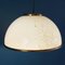 Vintage Beige Murano Glass Pendant Lamp by F. Fabbian, Italy, 1970s 4