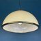 Vintage Beige Murano Glass Pendant Lamp by F. Fabbian, Italy, 1970s, Image 8