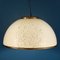 Lampe à Suspension Vintage en Verre de Murano Beige par F. Fabbian, Italie, 1970s 2