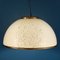 Vintage Beige Murano Glass Pendant Lamp by F. Fabbian, Italy, 1970s, Image 2