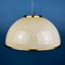 Lampe à Suspension Vintage en Verre de Murano Beige par F. Fabbian, Italie, 1970s 10