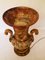 Lámpara de mesa Medicis grande de alabastro, años 30, Imagen 12