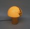Kleine schwarz-orange Mushroom Luminaire Tischlampe von Peill & Putzler, 1970er 10