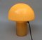 Small Black-Orange Mushroom Luminaire Table Lamp from Peill & Putzler, 1970s 12