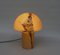 Kleine schwarz-orange Mushroom Luminaire Tischlampe von Peill & Putzler, 1970er 6