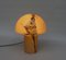 Lámpara de mesa Mushroom pequeña en negro y naranja de Peill & Putzler, años 70, Imagen 6