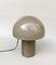 Kleine schwarz-orange Mushroom Luminaire Tischlampe von Peill & Putzler, 1970er 5