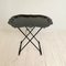 Mid-Century Asian Style Black Metal Tray Table or Serving Table, 1960s, Image 11