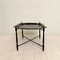 Mid-Century Asian Style Black Metal Tray Table or Serving Table, 1960s 9