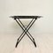 Mid-Century Asian Style Black Metal Tray Table or Serving Table, 1960s 18