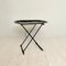 Mid-Century Asian Style Black Metal Tray Table or Serving Table, 1960s 13