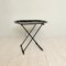Mid-Century Asian Style Black Metal Tray Table or Serving Table, 1960s, Image 13