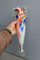 Frasco italiano de cristal de Murano multicolor, años 60, Imagen 10