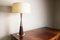 Scandinavian Mahogany & Chrome Desk or Living Room Lamp, 1960s 5