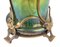 Art Nouveau Iridescent Glass Vase with Bronze Overlay, 1900s 13