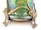 Art Nouveau Iridescent Glass Vase with Bronze Overlay, 1900s 14