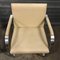 Cream Leather Brno Chairs by Ludwig Mies van der Rohe for Knoll, 1920s, Set of 4 7