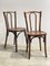 Antique French Side Bistro Chairs by Michael Thonet, Set of 2 1