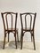 Antique French Side Bistro Chairs by Michael Thonet, Set of 2 5