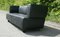 German Black Leather Sofa Couch by Peter Maly for Cor 3