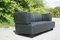 German Black Leather Sofa Couch by Peter Maly for Cor 2
