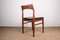Danish Teak & Black Skai Model 59 Chairs by Henning Kjaernulf for Vejle Stole, 1960, Set of 4, Image 8