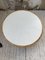 Round Ceramic White and Wood Coffee Table 44