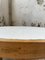 Tavolino da caffè rotondo in ceramica bianca e legno, Immagine 41