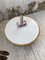 Round Ceramic White and Wood Coffee Table 19