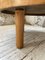 Tavolino da caffè rotondo in ceramica bianca e legno, Immagine 31