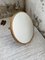 Runder Couchtisch aus Keramik in Weiß und Holz 22