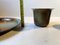 Bronze Vases and Tray by Bernhard Linder for Metalkonst, 1930s, Set of 3 8