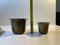 Bronze Vases and Tray by Bernhard Linder for Metalkonst, 1930s, Set of 3 5