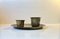 Bronze Vases and Tray by Bernhard Linder for Metalkonst, 1930s, Set of 3, Image 3