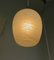 Brass & Glass Shield Cascade Ceiling Light, 1950s 11