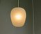 Messing & Glasschirm Kaskaden-Deckenlampe, 1950er 10
