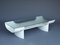 Space Age Coffee Table in Plywood and Glass, 1960s, Image 7