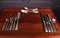 French Art Deco Canteen of Cutlery for 12 People 2