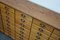 Mid-20th Century German Industrial Oak Apothecary Cabinet, Image 18