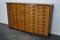 Mid-20th Century German Industrial Oak Apothecary Cabinet 3