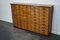 Mid-20th Century German Industrial Oak Apothecary Cabinet, Image 2