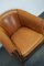 Club chair vintage in pelle color cognac, Paesi Bassi, Immagine 3