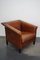 Vintage Dutch Art Deco Style Cognac Colored Leather Club Chair 6