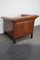 Vintage Dutch Art Deco Style Cognac Colored Leather Club Chair 12