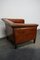 Vintage Dutch Art Deco Style Cognac Colored Leather Club Chair 8