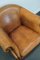 Club chair vintage in pelle color cognac, Paesi Bassi, Immagine 12