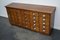 Mid-20th Century German Industrial Oak Apothecary Cabinet 4