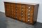 Mid-20th Century German Industrial Oak Apothecary Cabinet 2