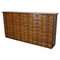 Mid-20th Century German Industrial Oak Apothecary Cabinet, Image 1